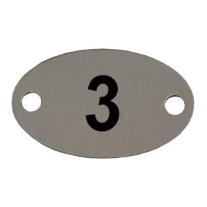 Placa Oval Apartamento 03