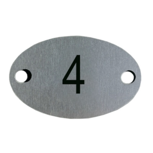 Placa Oval Apartamento 04