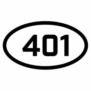 Placa Oval Identificação 401