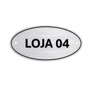 Placa Oval Loja 04