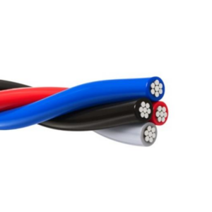 Cabo Alumínio Quadruplex 3 X 1 X 120 + 70 Mm2 Neutro Isolado