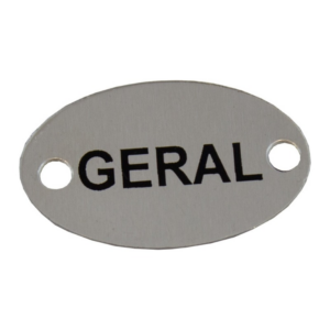 Placa Oval Qdg
