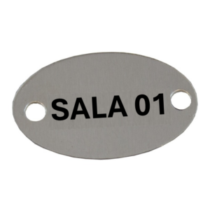 Placa Oval Sala 01