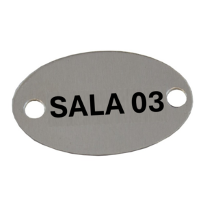 Placa Oval Sala 03