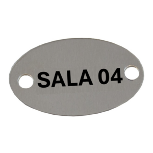 Placa Oval Sala 04