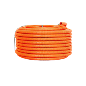 Mangueira Corrugada Laranja 3/4 X 50m Amanco