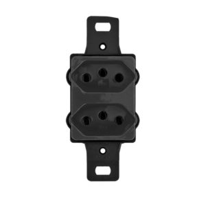 Linha S/ Placa Tomada Dupla 2p+T 20a Pt (3 Postos) Pezzi