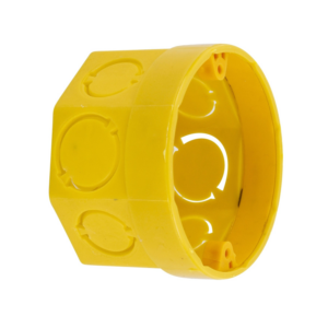 Caixa Octagonal C/Anel Dsl Tigreflex Amarela 3x3
