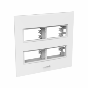LINHA BELEZE PLACA 4X4 P/ 2+2 MODULOS DISTANCIADOS