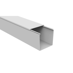 CANALETA BRANCA FECHADA 100X100X2000MM