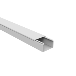 CANALETA BRANCA FECHADA 80X50X2000MM