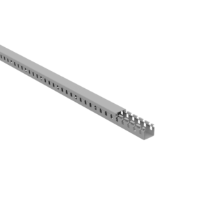 CANALETA CINZA ABERTA 30X30X2000MM